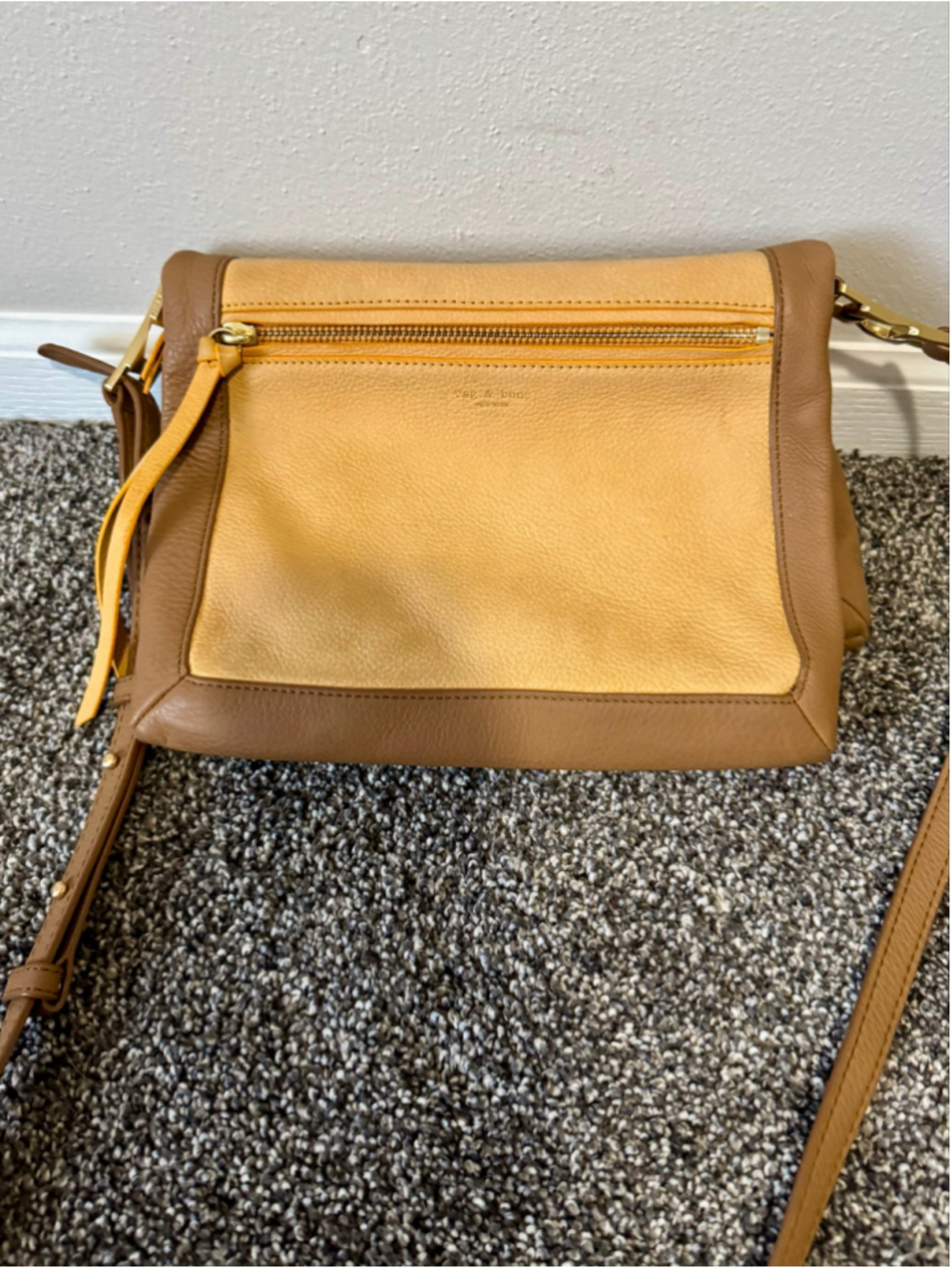 Women's rag & bone Olympus Crossbody Bag Honey Beige/Tan - Picture 12 of 14